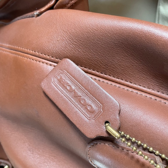 Coach Brown Leather Backpack main image 4